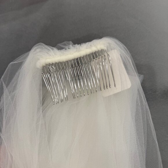 Plain 2 Tier Circular Chapel/Cathedral Veil